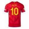 Spanien Dani Olmo #10 Heimtrikot EM 2024 Kurzarm